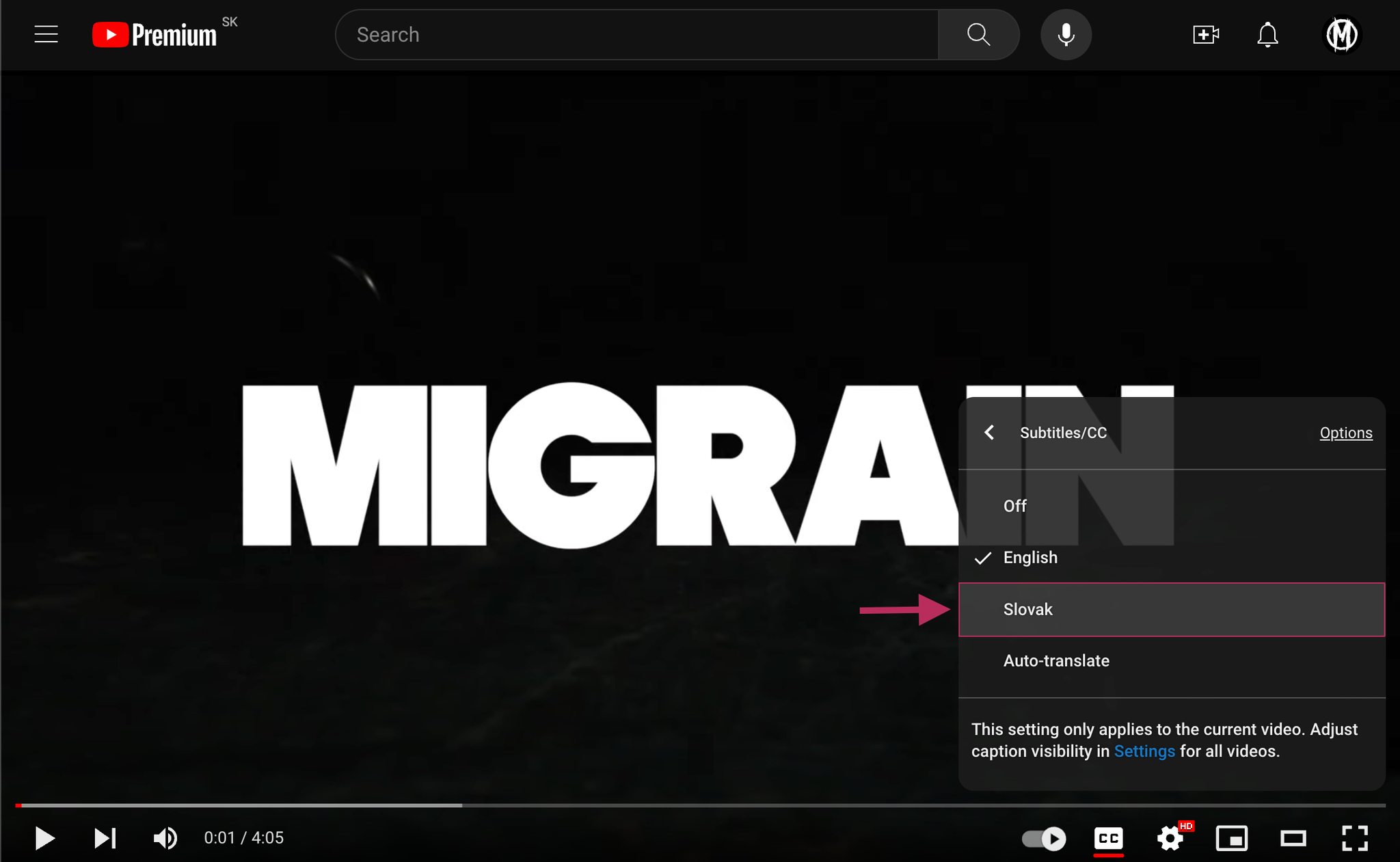 Migréna po slovensky